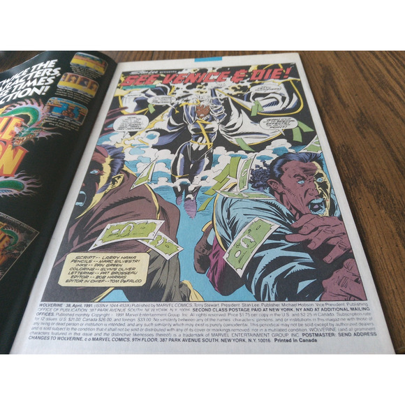 Wolverine #38 (April 1991 Marvel Comics) - Picture 3 of 3